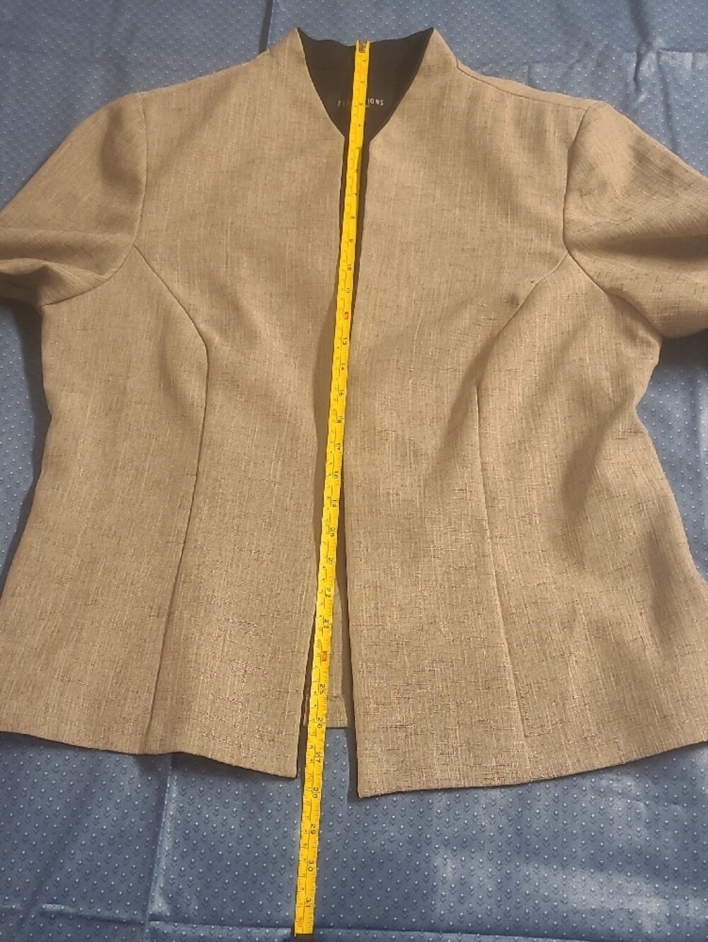 Perceptions Black Unlined Jacket - Picture 5 of 6